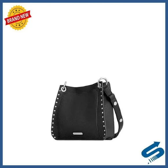 Small Genuine Leather Shoulder Bag with Twist Lock Closure - Picture 3 of 7